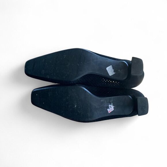 vintage kitten heel Stuart weitzman Women's Black Loafers - Picture 5 of 5